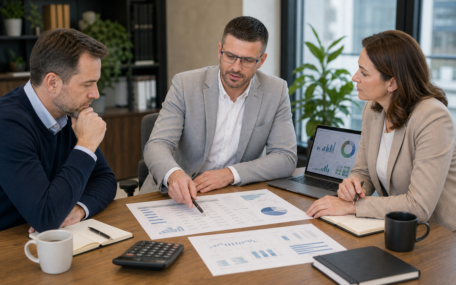 Dovydas Gustys calculating automation ROI and payback with managers