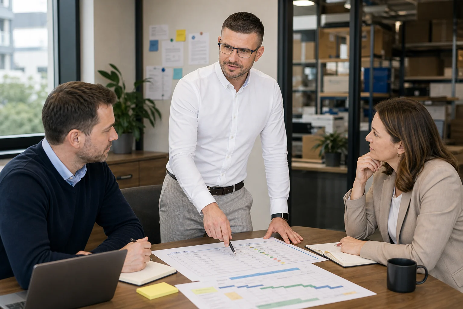 Dovydas Gustys reviewing a process automation insight card