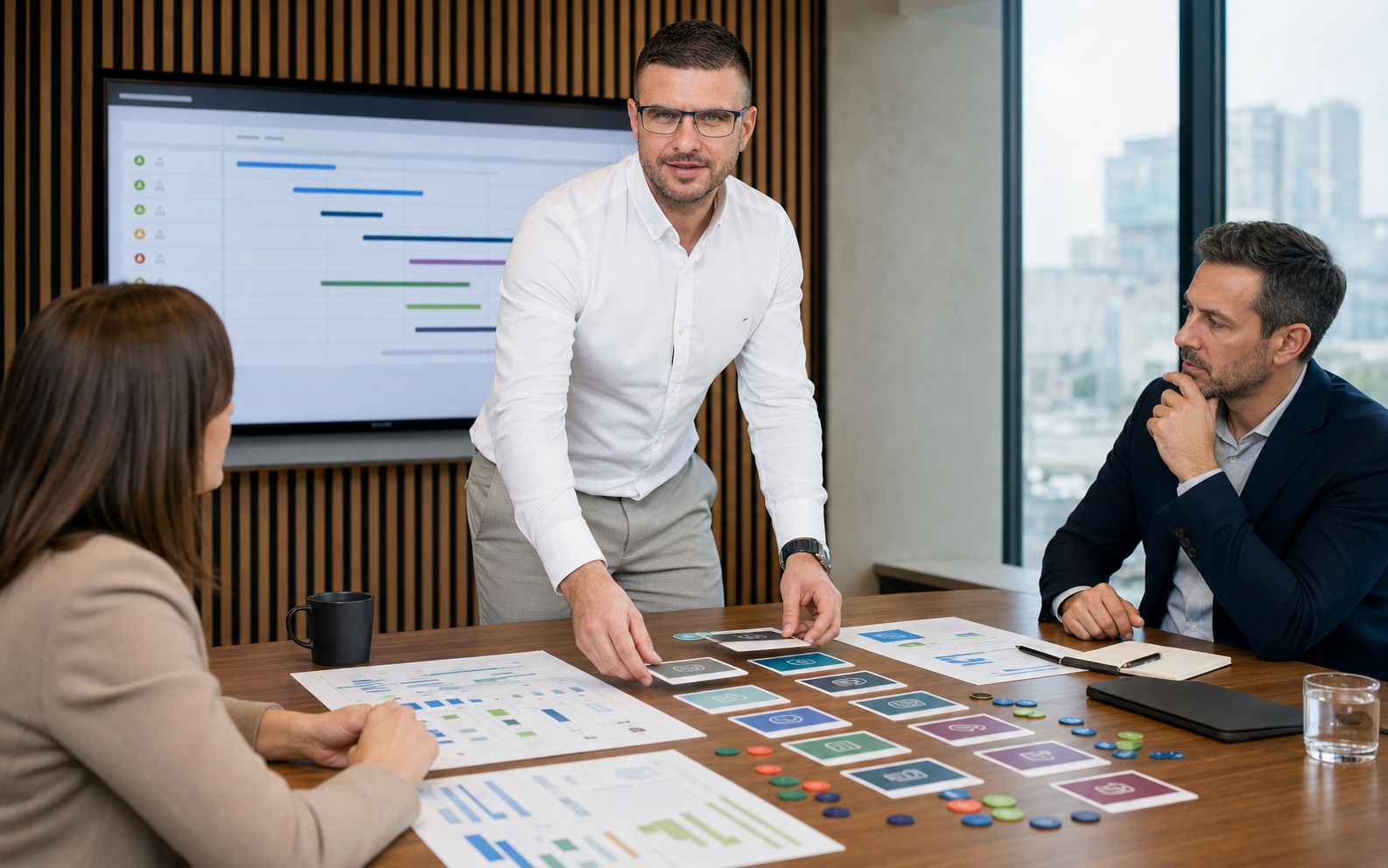 Dovydas Gustys performing a process audit in an operations environment before automation