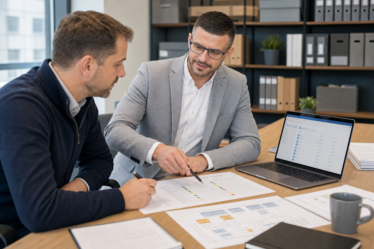 Dovydas Gustys reviewing SharePoint document permissions and data governance before AI